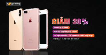 Ưu đãi tháng 6, GIẢM ĐẾN 30% khi THAY VỎ - ĐỘ VỎ iPhone tại Viện Di Động 1200× 677 banner thay vỏ 06